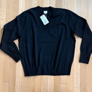 a new day Black Knit Top